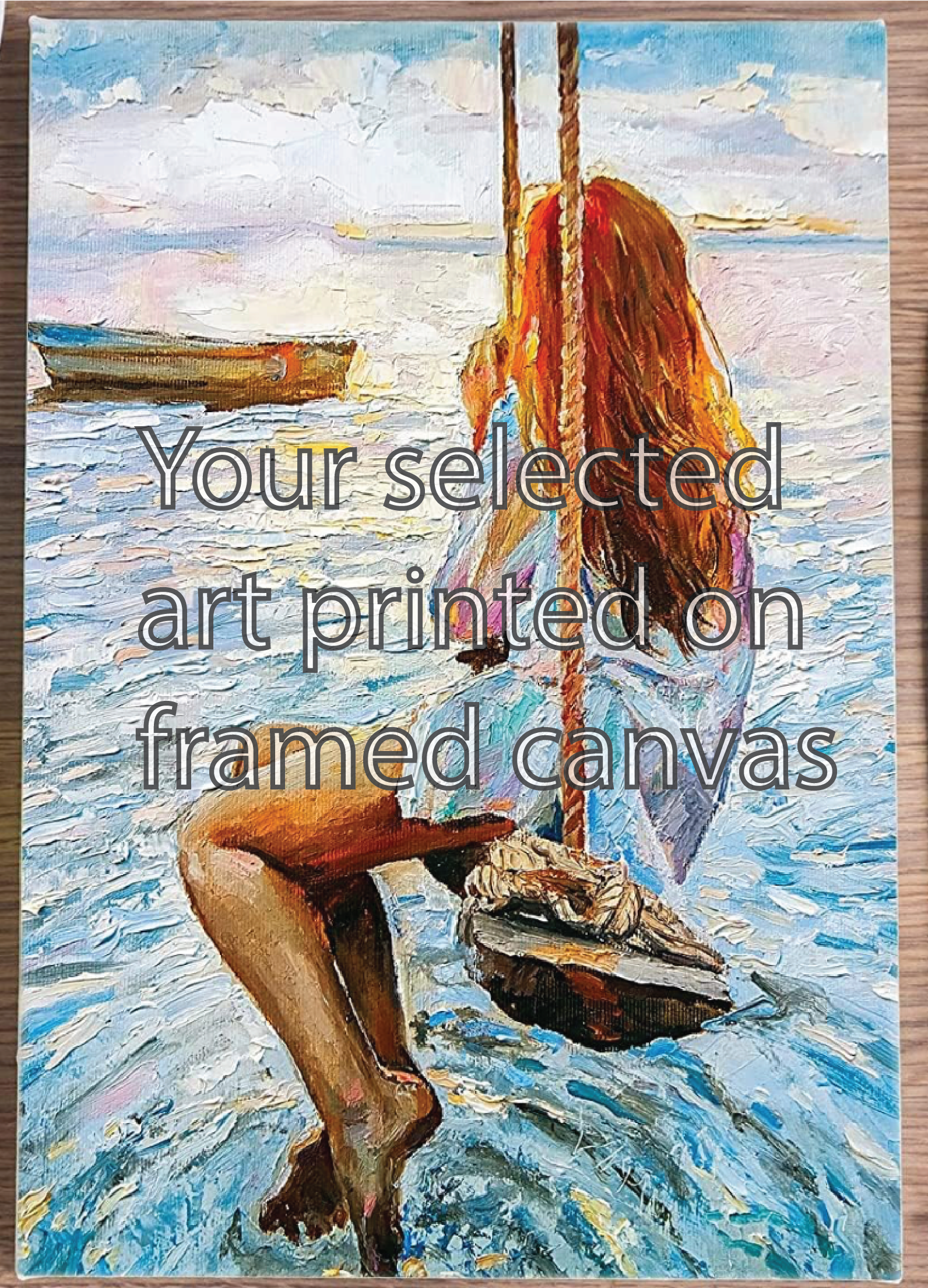 AH1001CANV TRAPPED FOX BY HALLDEBARIN is artwork digitally printed on framed canvas