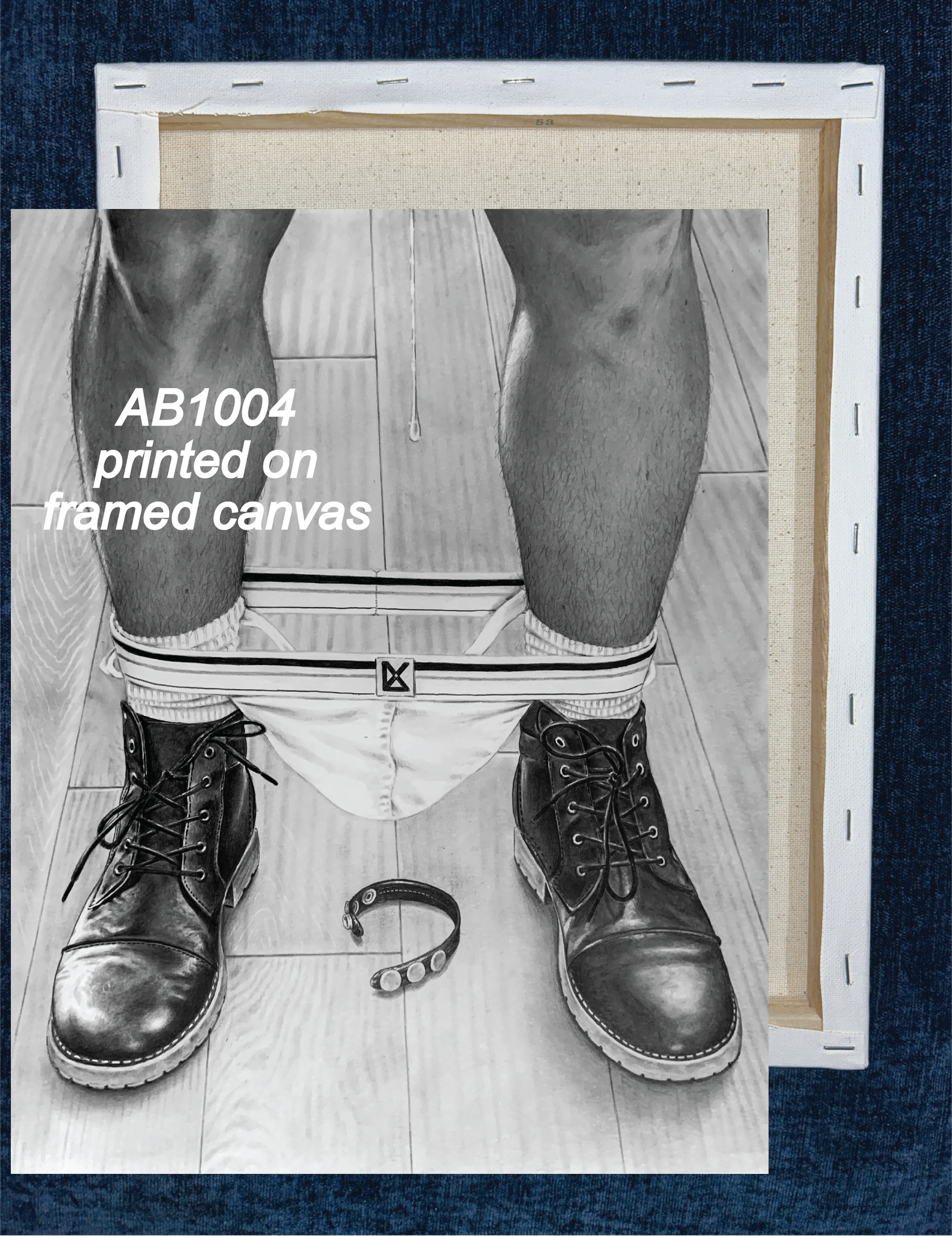 AB1004CANV BOOT CAMP BY BRAD WELCH ART is artwork digitally printed on framed canvas
