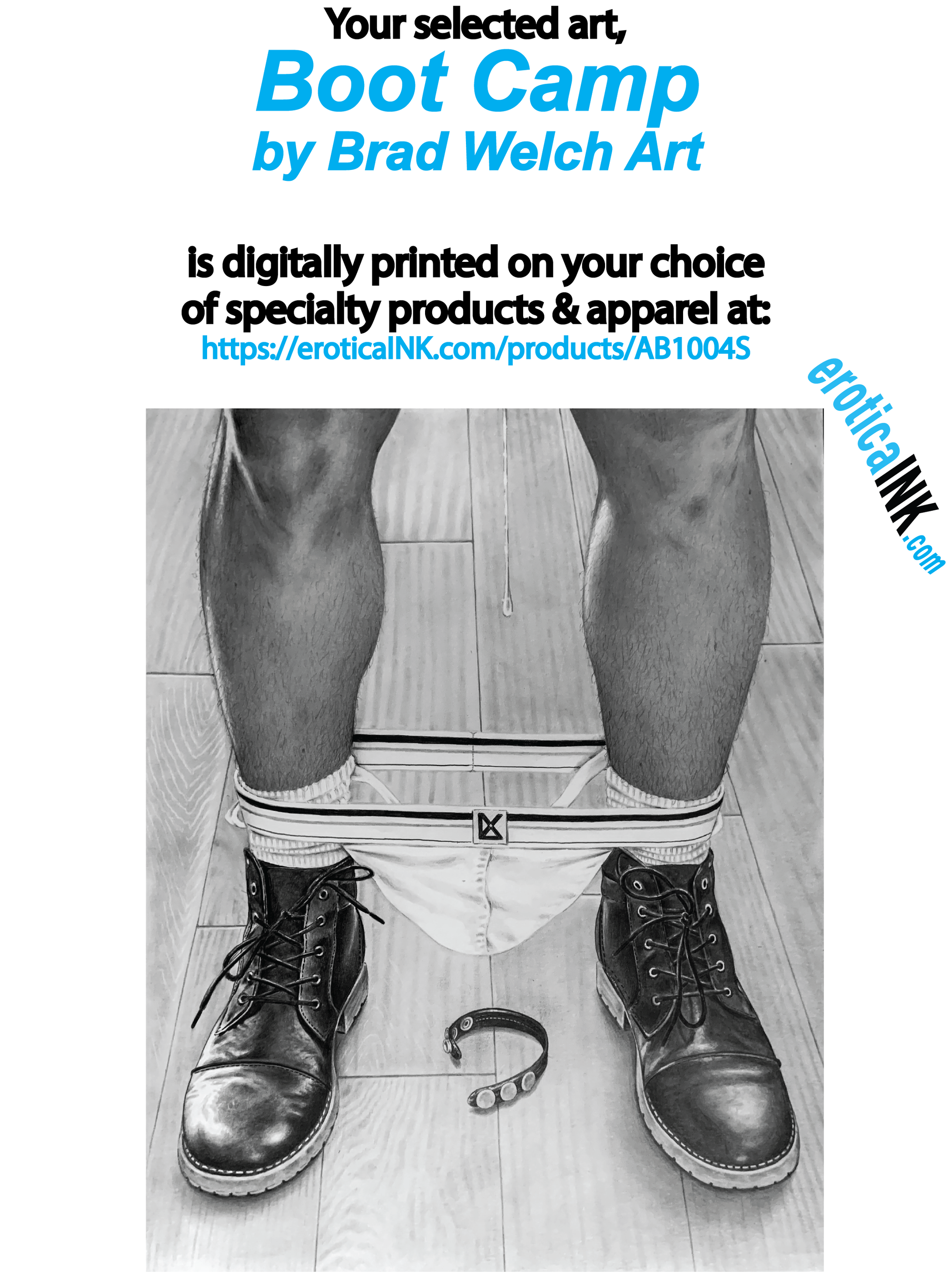 AB1004ALUM BOOT CAMP BY BRAD WELCH ART is artwork digitally printed on aluminum sheets