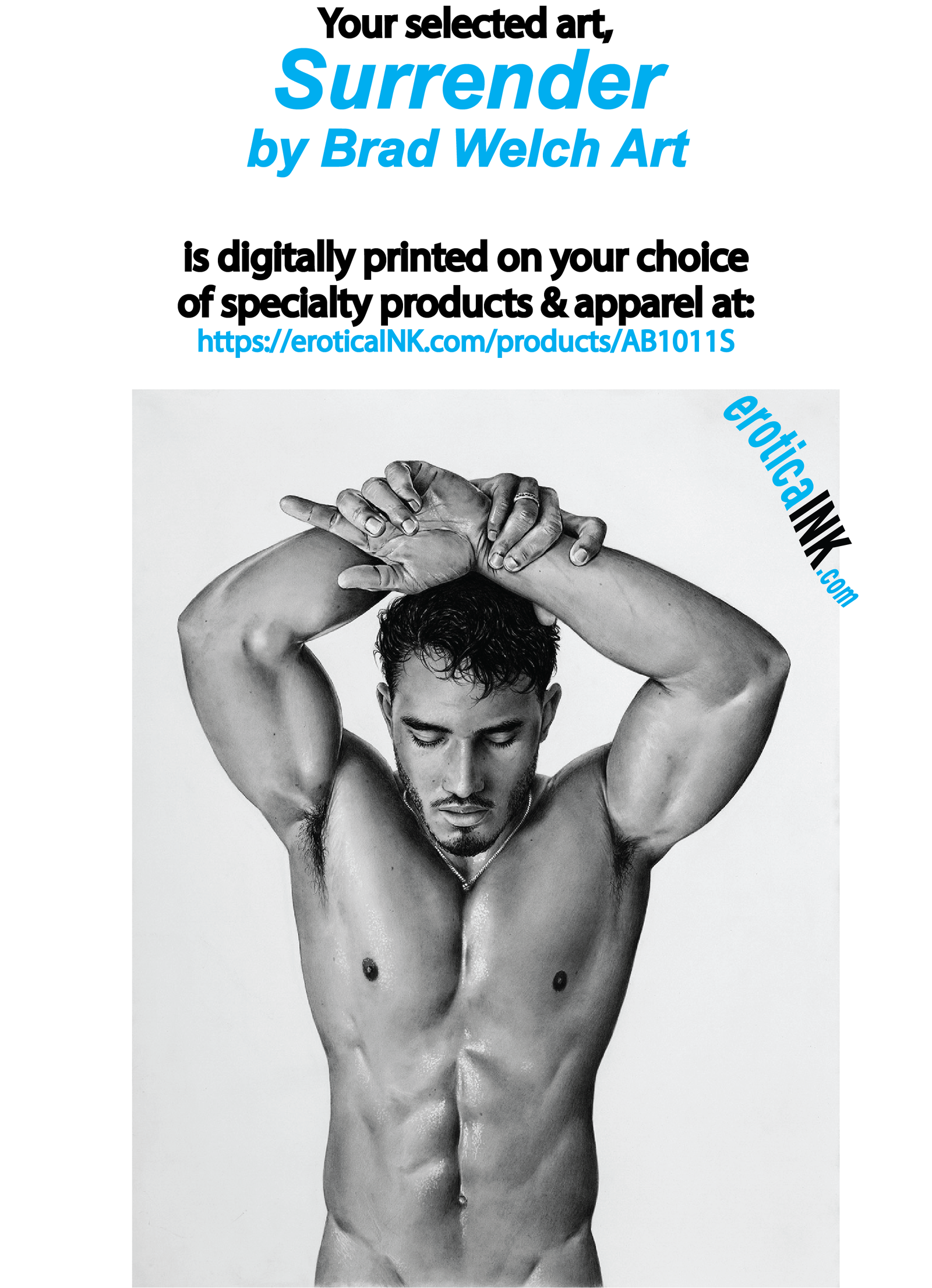 AB1011ALUM SURRENDER BY BRAD WELCH ART is artwork digitally printed on aluminum sheets