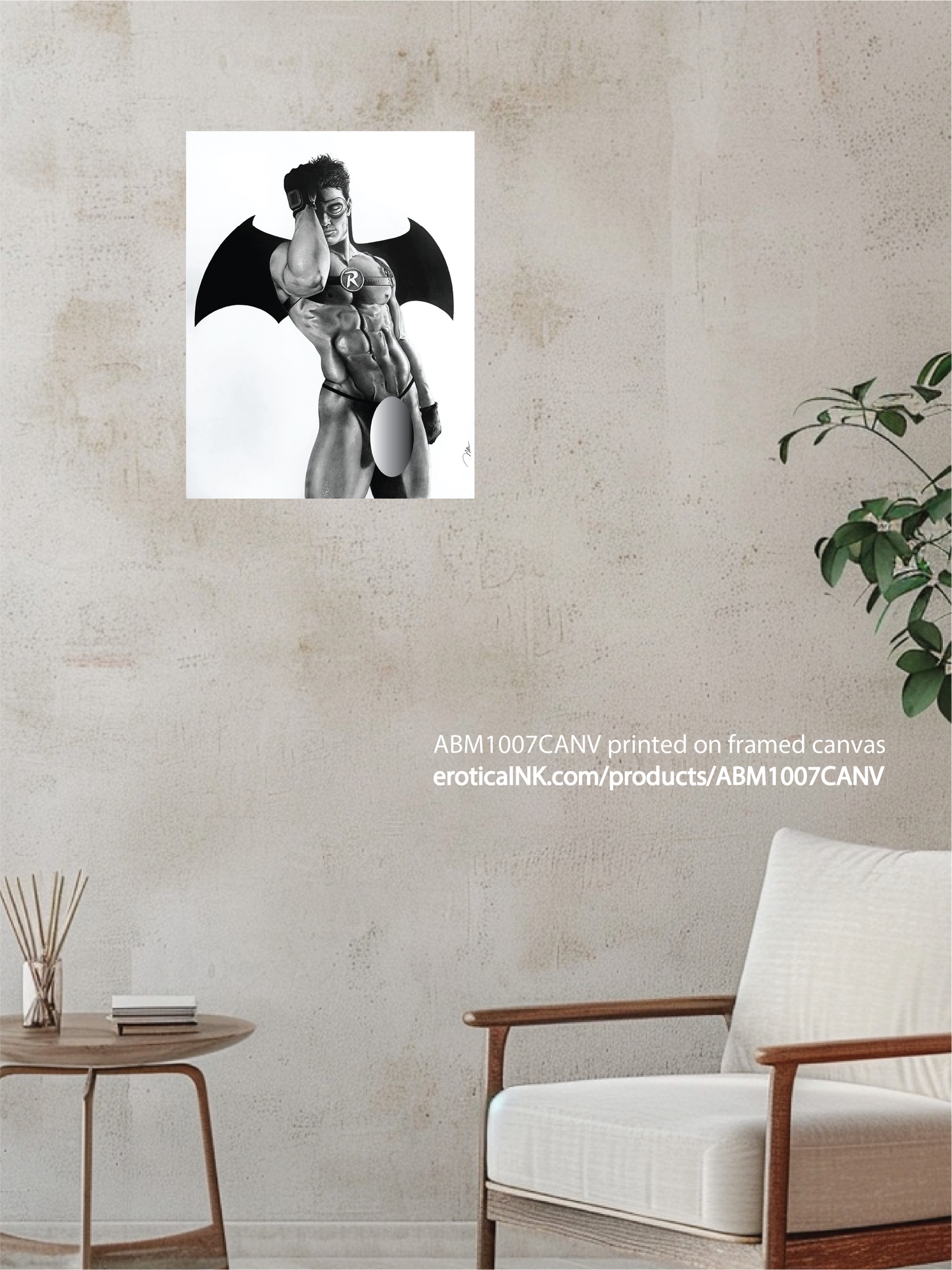 ABM1007CANV HERO WORSHIP by BRAD WELCH ART is artwork digitally printed on framed canvas