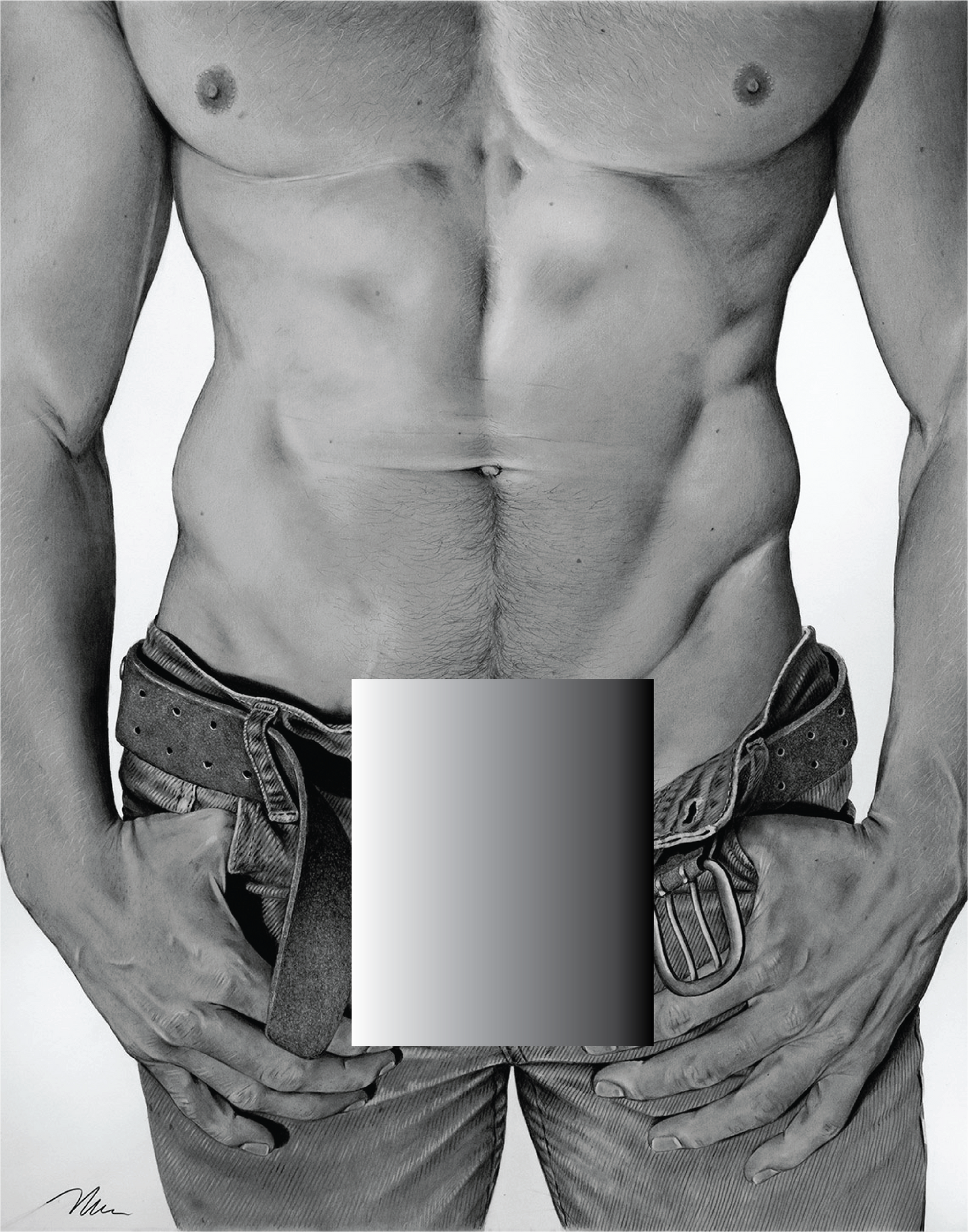 ABM1012A UNZIPPED BY BRAD WELCH ART is artwork digitally printed on apparel and bags: t-shirt, tank, hoodie, denim jacket. black, white, red, blue, stonewash. S-3x. USA printed; Ships USA & Interntl. You can also upload your own art