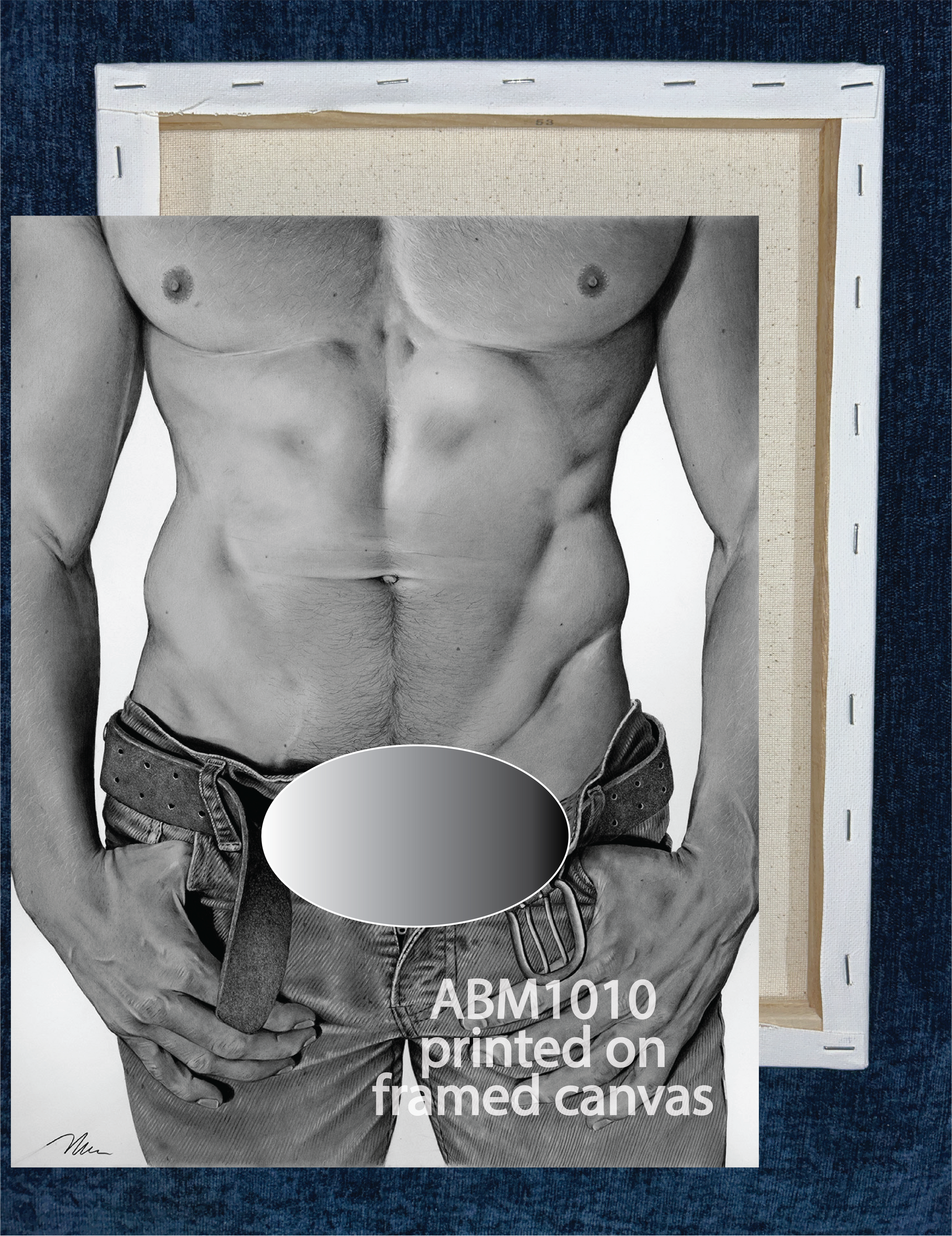 ABM1012CANV UNZIPPED BY BRAD WELCH ART is artwork digitally printed on framed canvas