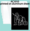 AC1010ALUM GOOD PUP (WHITE) BY CLOUDTUNE is artwork digitally printed on aluminum sheet