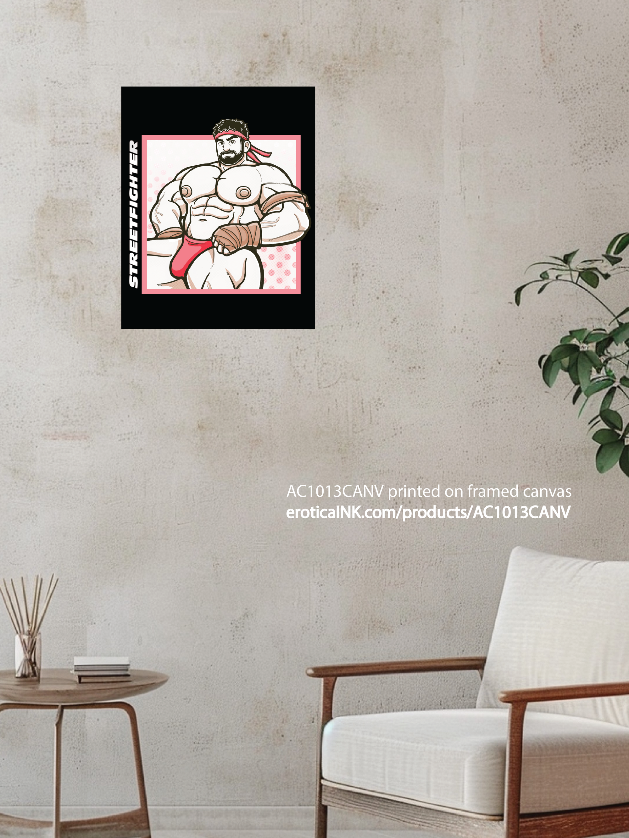 AC1013ALUM RYU red by CLOUDTUNE is artwork digitally printed on aluminum sheet