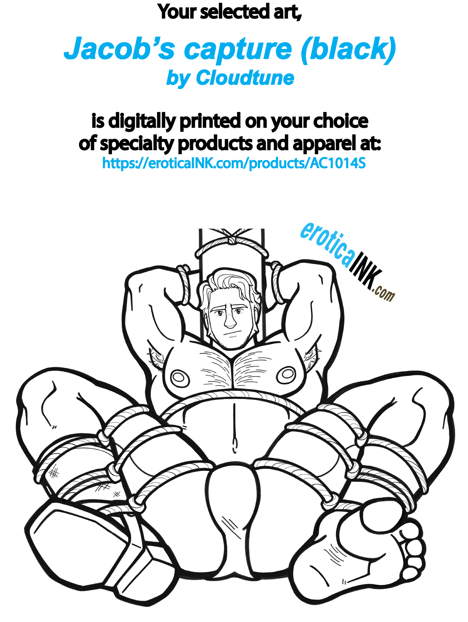 AC1014ALUM Jacobs capture (black) by CLOUDTUNE is artwork digitally printed on aluminum sheet