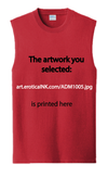 ADM1005A FROGGIE SAATCHI BY DJESTER ART is artwork digitally printed on apparel and bags: t-shirt, tank, hoodie, denim jacket. black, white, red, blue, stonewash. S-3x. USA printed; Ships USA &amp; Interntl. You can also upload your own art