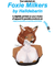 AH1002A FOXIE MILKERS BY HALLDEBARIN is artwork digitally printed on apparel and bags: t-shirt, tank, hoodie, denim jacket. black, white, red, blue, stonewash. S-3x. USA printed; Ships USA & Interntl. You can also upload your own art