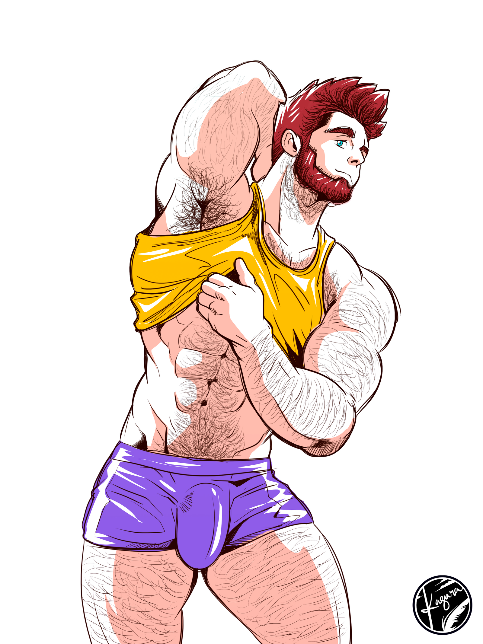 AK1007S SPORTY BOY by Kagura1977 is artwork digitally printed on specialty items: canvas, bags, BDSM paddle, cutting boards, mugs, coasters, pillow cases, towels, J💦zz rag, bath mats, puzzle, phone case, hats, mousepad