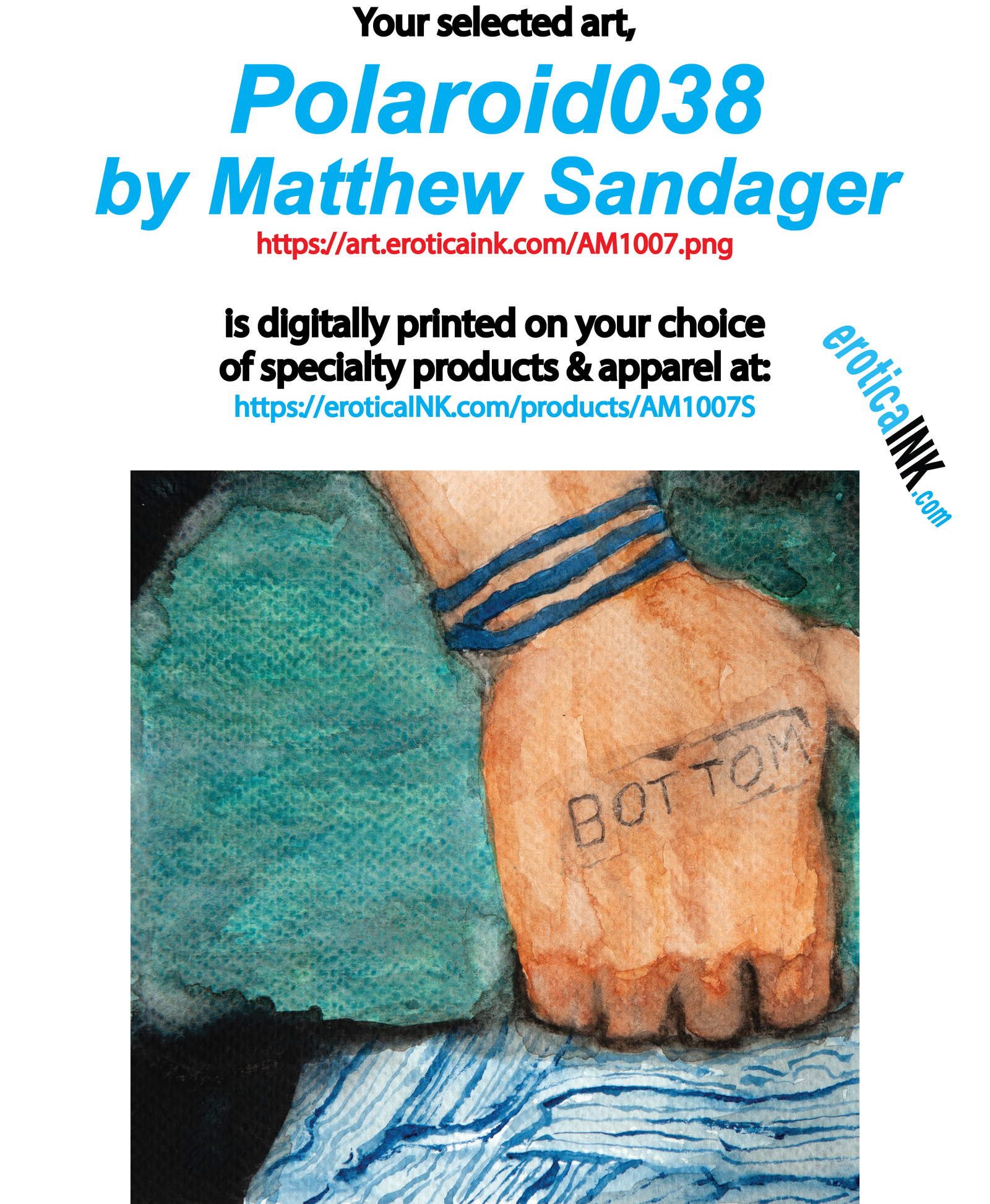 AM1007ALUM Polaroid038 by Matthew Sandager is artwork digitally printed on aluminum sheet