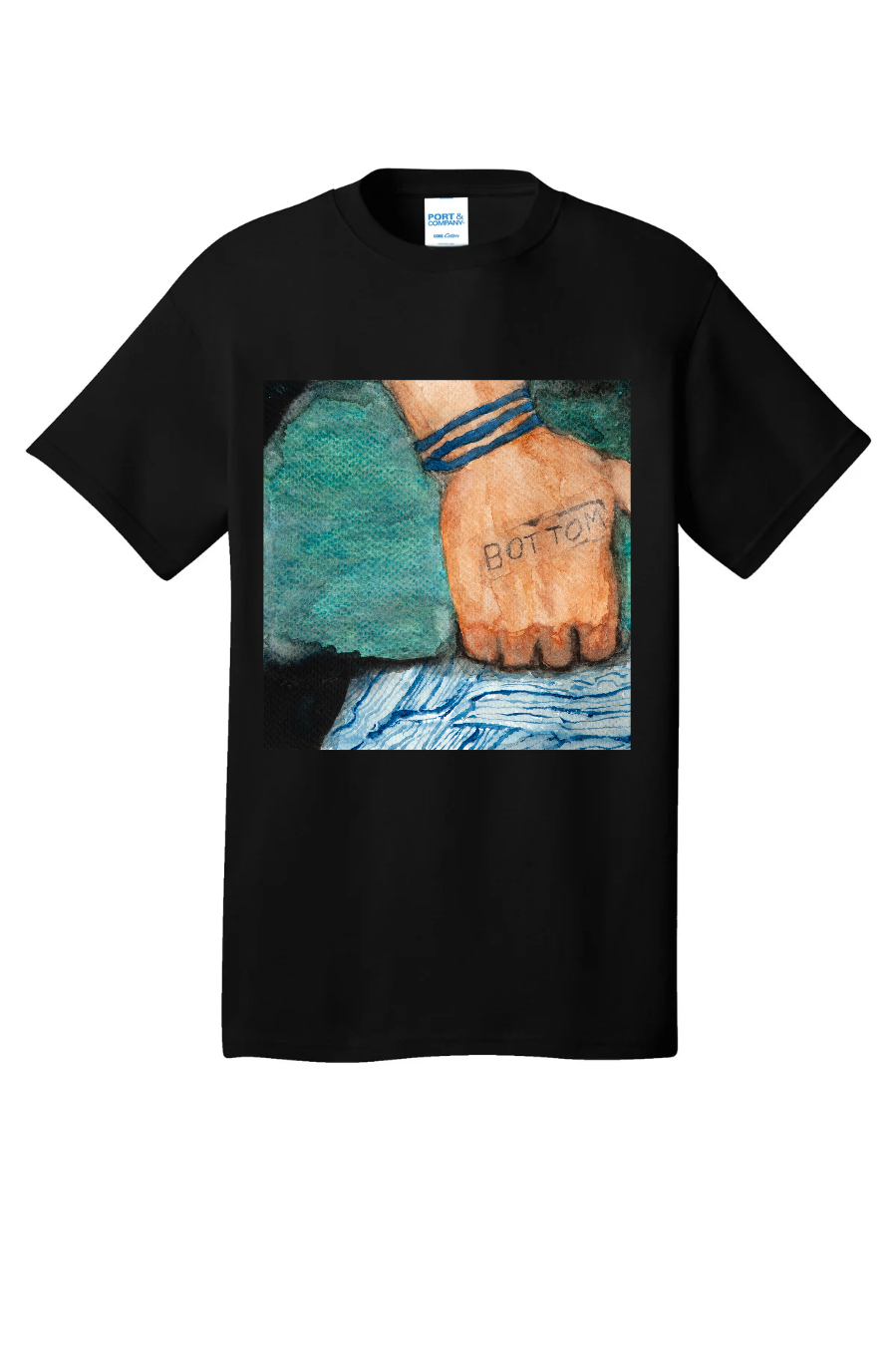 AM1007A POLAROID038 BY MATTHEW SANDAGER is artwork digitally printed on apparel and bags: t-shirt, tank, hoodie, denim jacket. black, white, red, blue, stonewash. S-3x. USA printed; Ships USA &amp; Interntl. You can also upload your own art