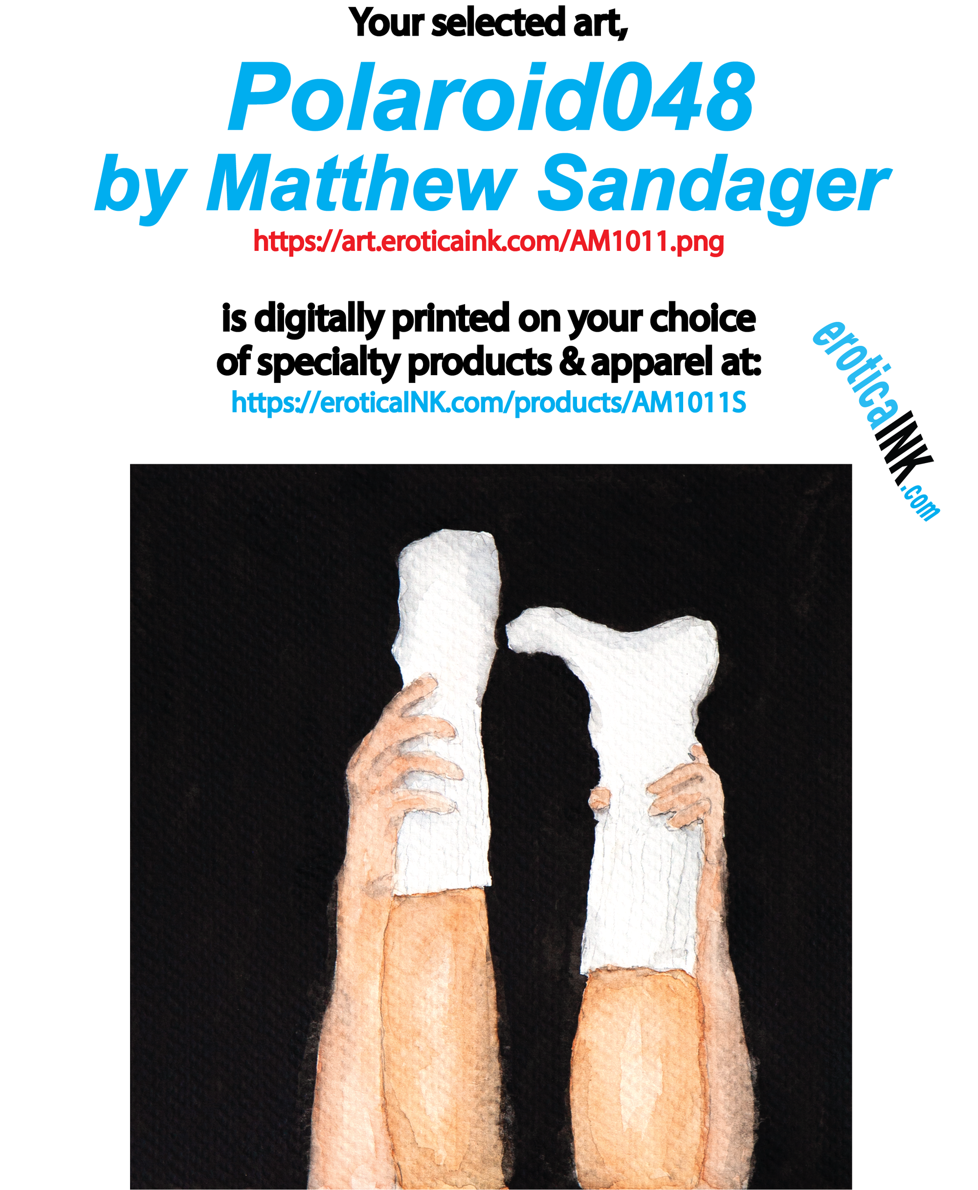 AM1011ALUM Polaroid048 by Matthew Sandager is artwork digitally printed on aluminum sheet