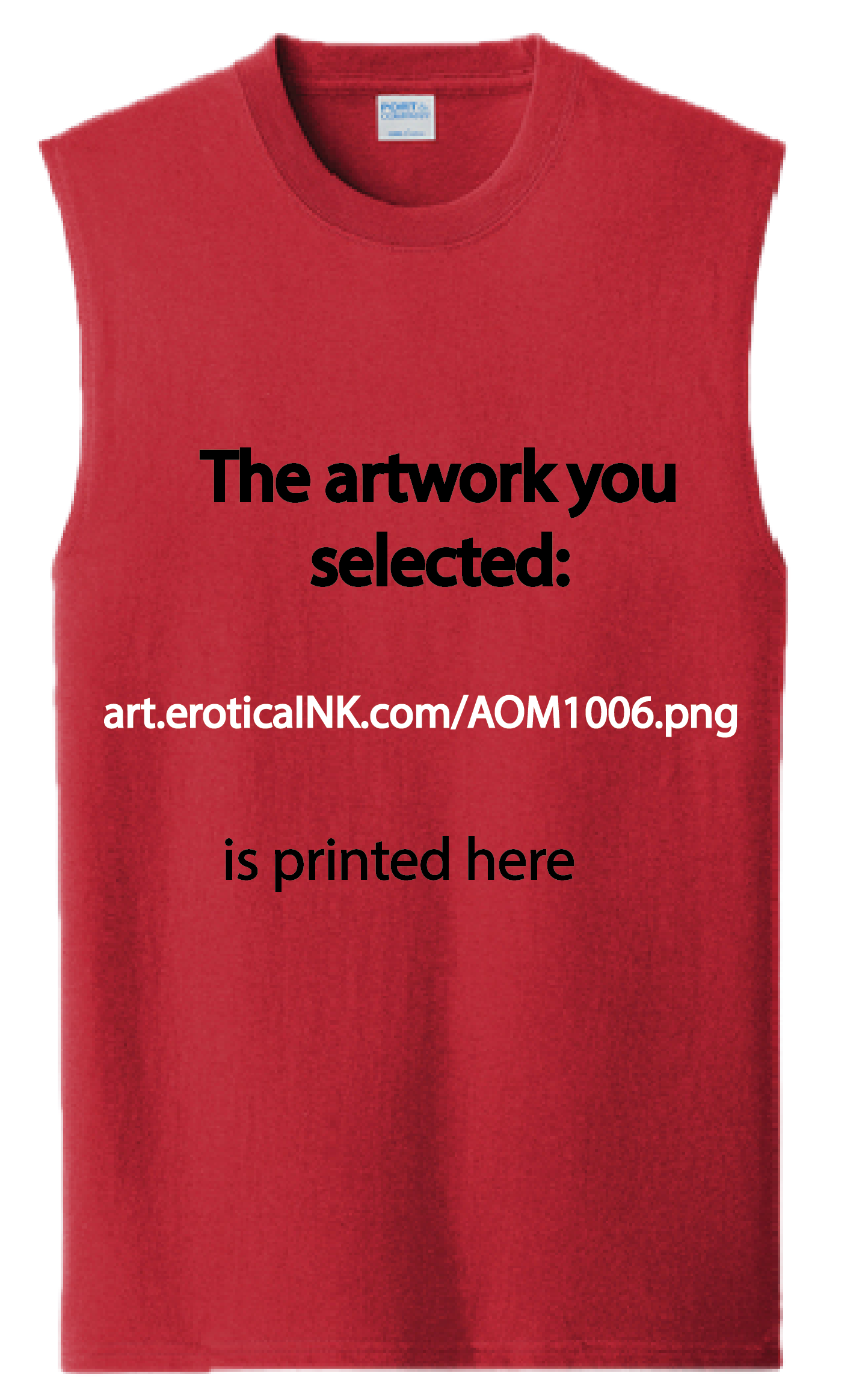 AOM1006A SELFIE IN BLUE by OH MY GUY is artwork digitally printed on apparel and bags: t-shirt, tank, hoodie, denim jacket. black, white, red, blue, stonewash. S-3x. USA printed; Ships USA &amp; Interntl. You can also upload your own art