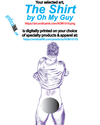 AOM1010CANV THE SHIRT by OH MY GUY is artwork digitally printed on framed canvas
