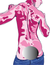 AOM1014A MAN IN PINK by Oh My Guy is artwork digitally printed on apparel and bags: t-shirt, tank, hoodie, denim jacket. black, white, red, blue, stonewash. S-3x. USA printed; Ships USA & Interntl. You can also upload your own art