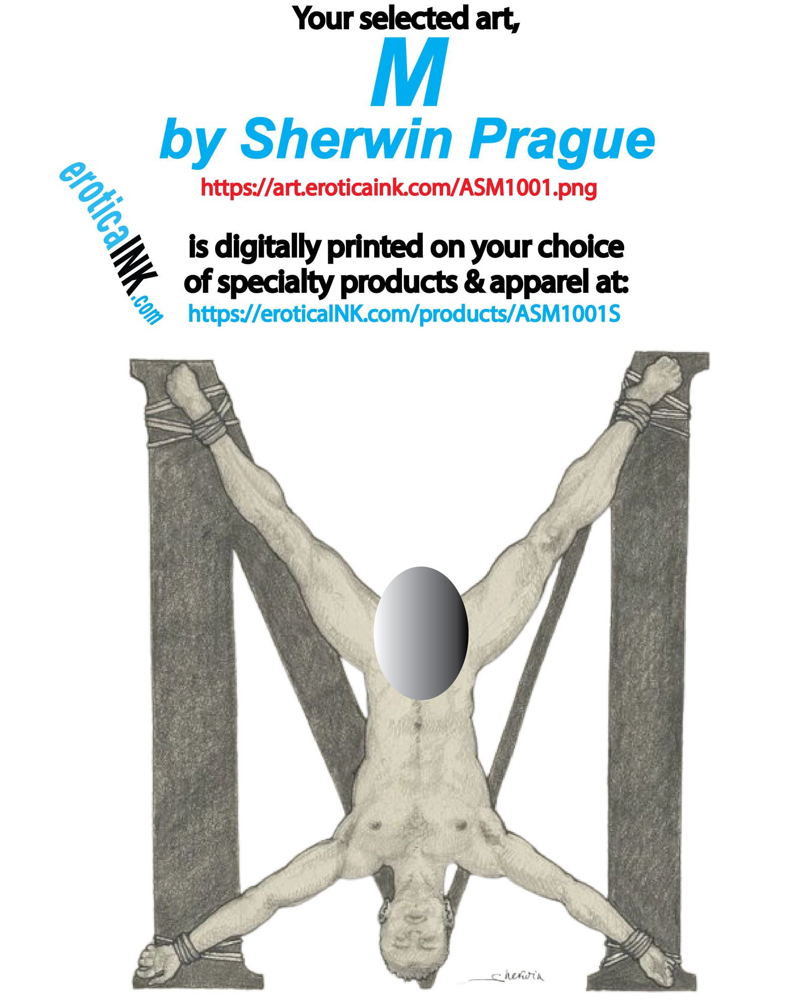 ASM1001ALUM M BY SHERWIN PRAGUE is artwork digitally printed on aluminum sheet