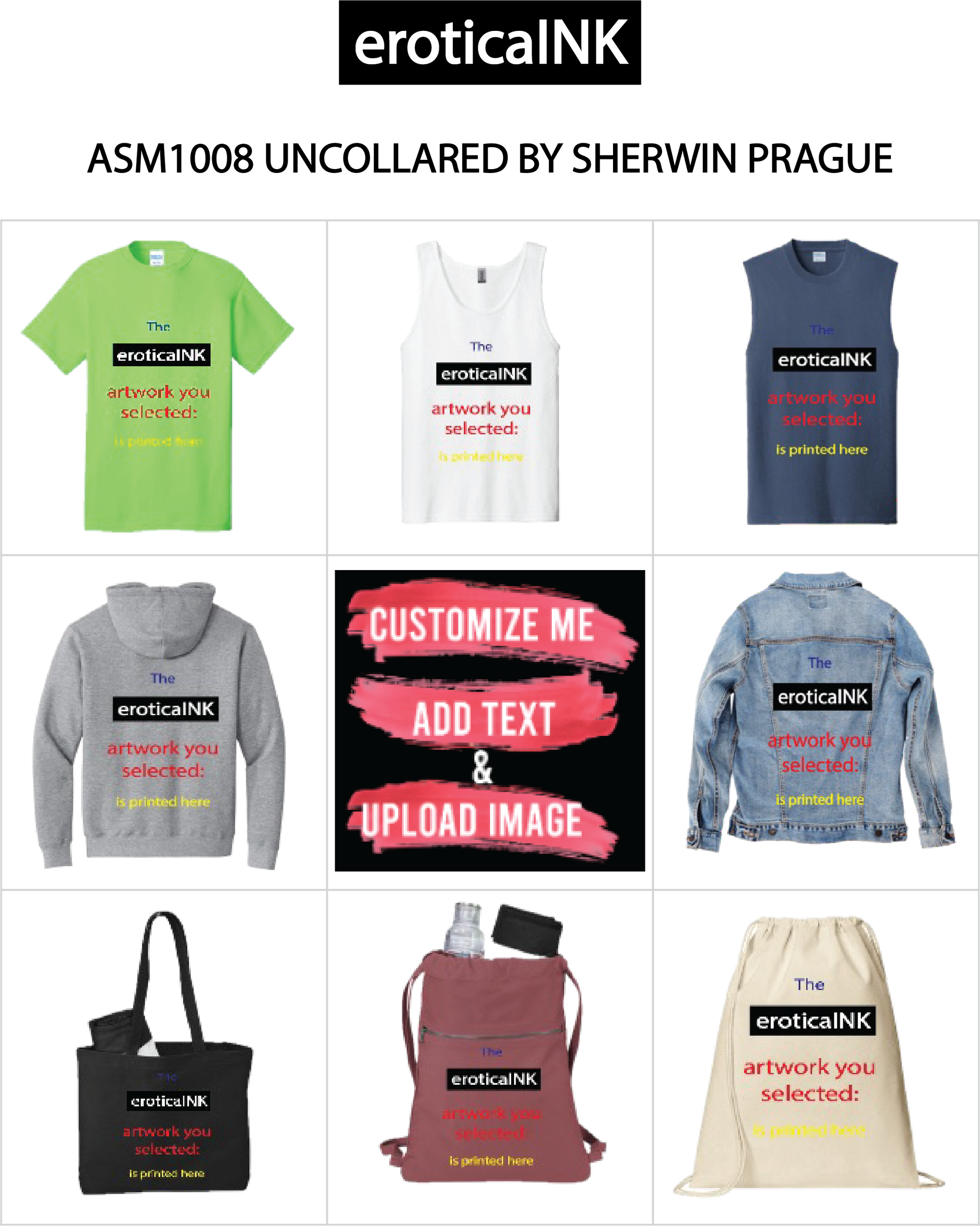 AMM1008A POLAROID042 BY MATTHEW SANDAGER is artwork digitally printed on apparel and bags: t-shirt, tank, hoodie, denim jacket. black, white, red, blue, stonewash. S-3x. USA printed; Ships USA &amp; Interntl. You can also upload your own art