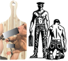 BM1001PADL David Portland bound and servicing BDSMdungeonSIR is a photo digitally printed on a BDSM paddle
