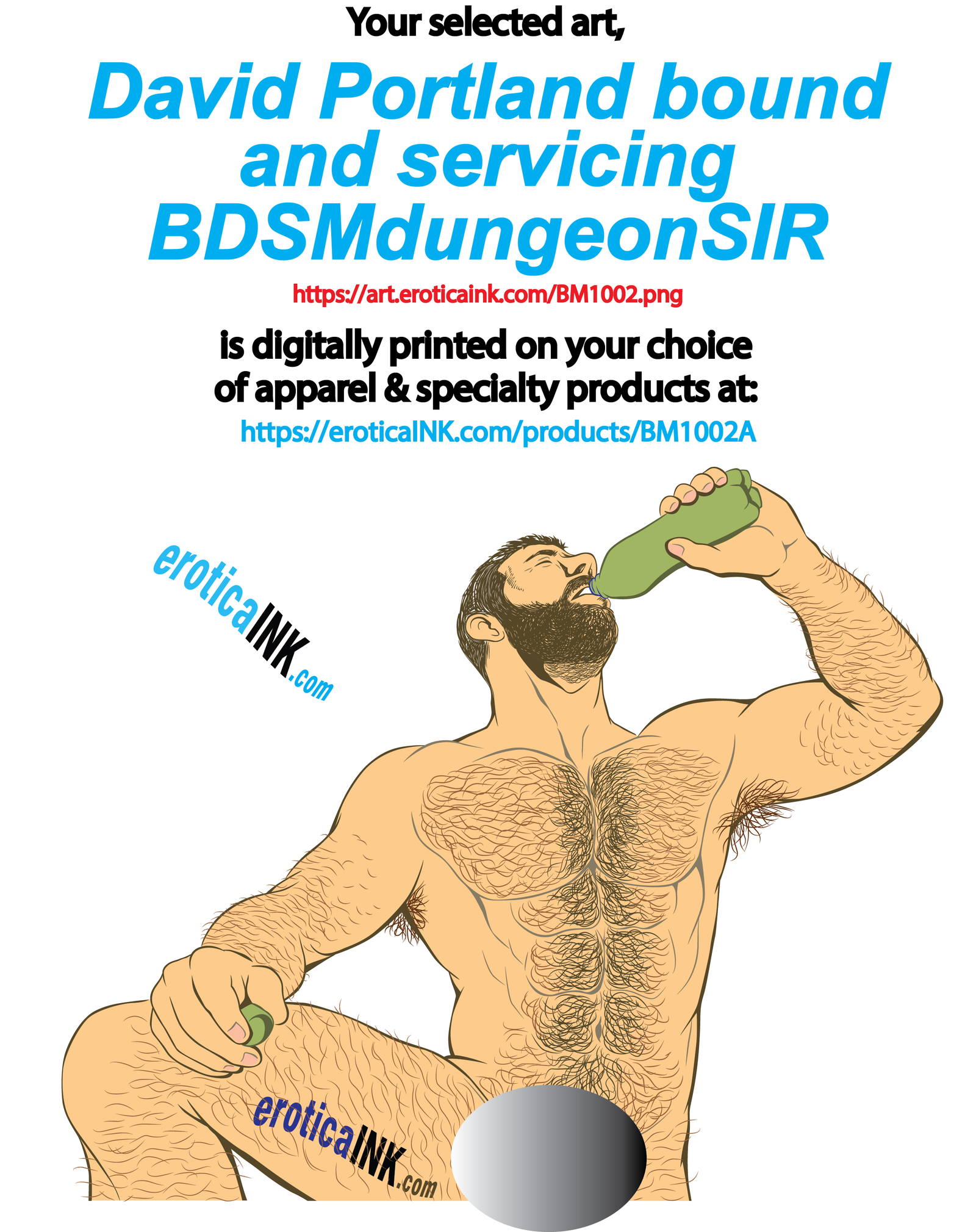 BM1002A EROTICAINK REFRESHING AFTER A HARD AEROBIC WORKOUT COLOR is BDSMdungeonSIRs artwork digitally printed on coasters, cutting boards, bags (beach, drawstring backpack, cross-body, tote), tshirts, tank tops, sleeveless, sweatshirts, denim jacket S-3x